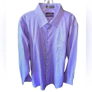 Nordstrom lavender dress shirt size 17 34/35 trim fit. EUC .